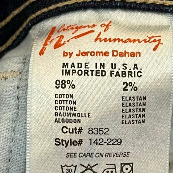 Citizens of Humanity Ava Lo Rise Straight Leg Jeans - 29 - Picture 13 of 13